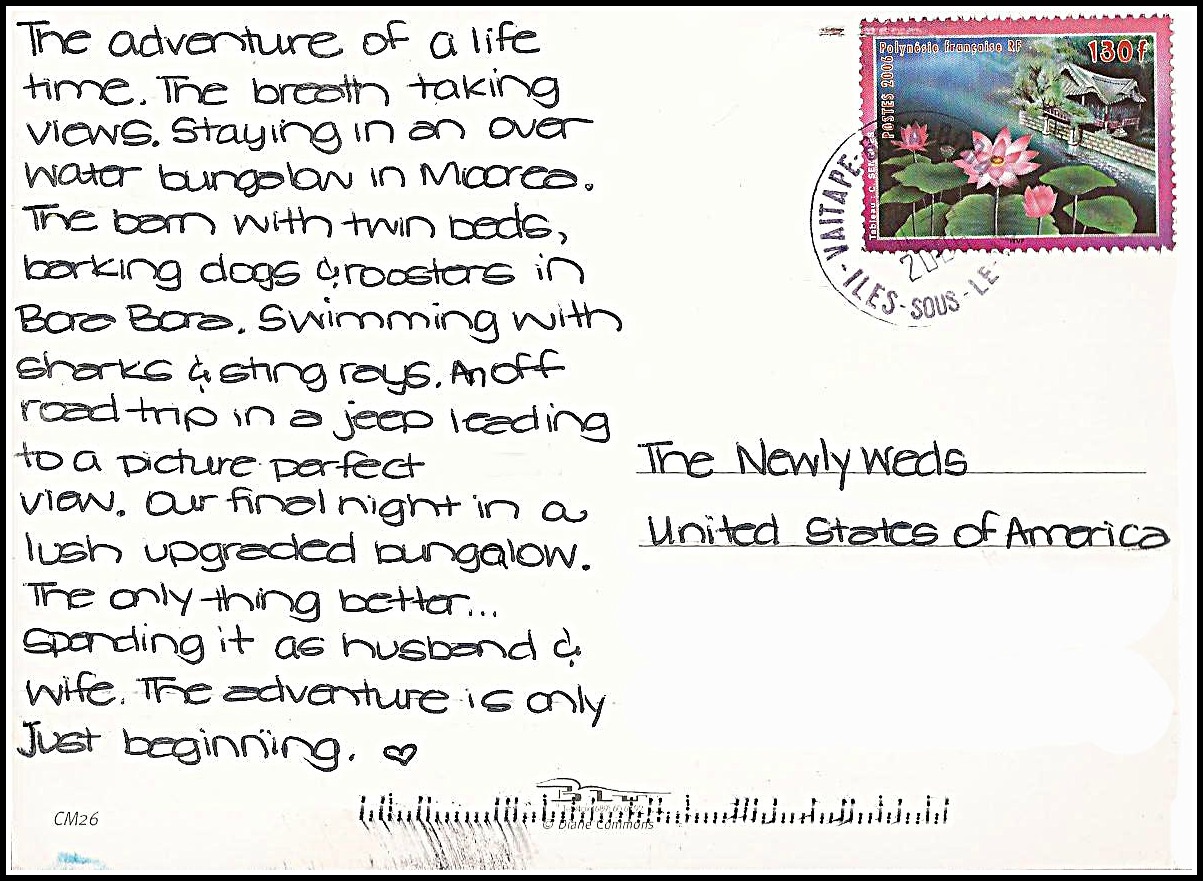 How to write a post card